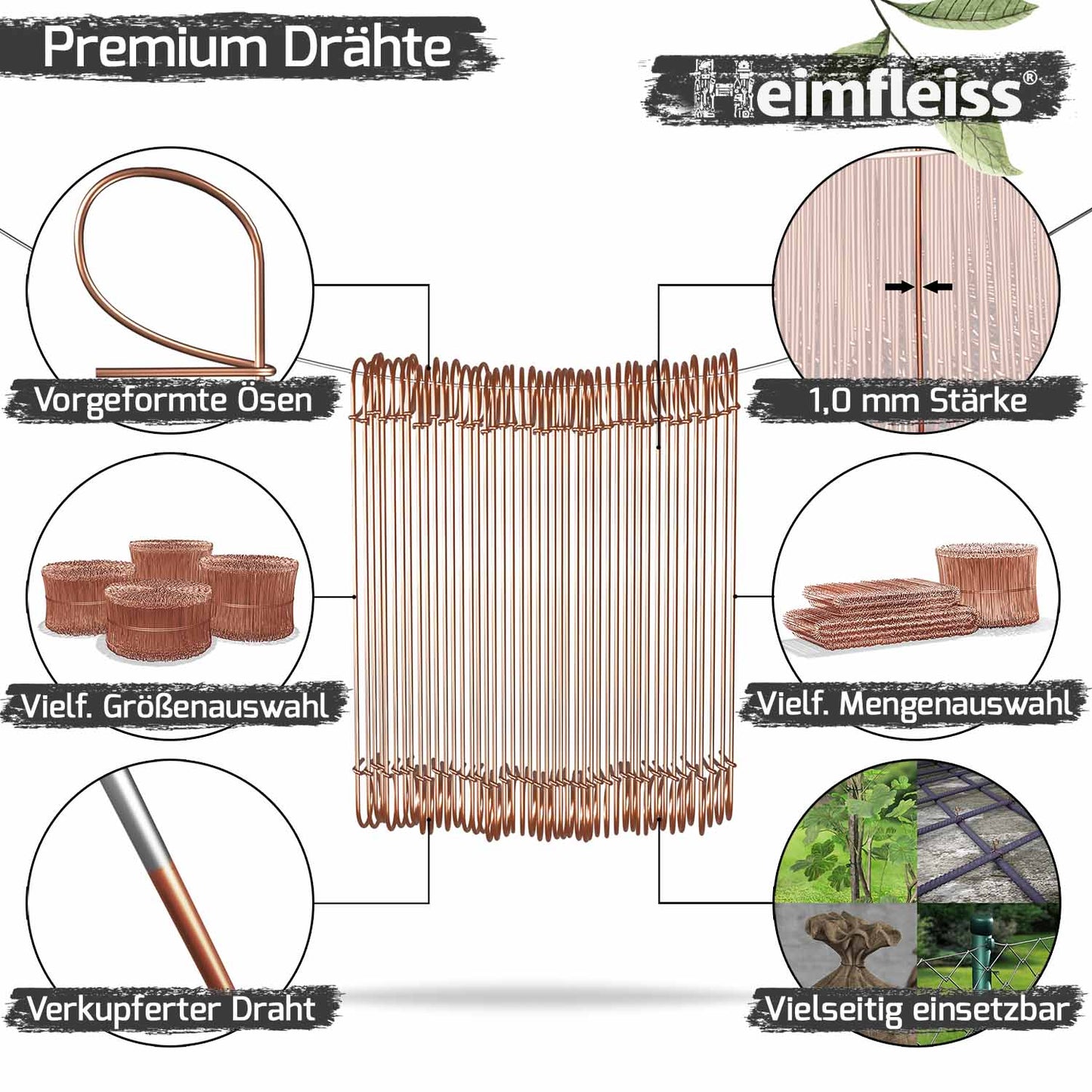 Drillapparat + Ösendraht verkupfert
