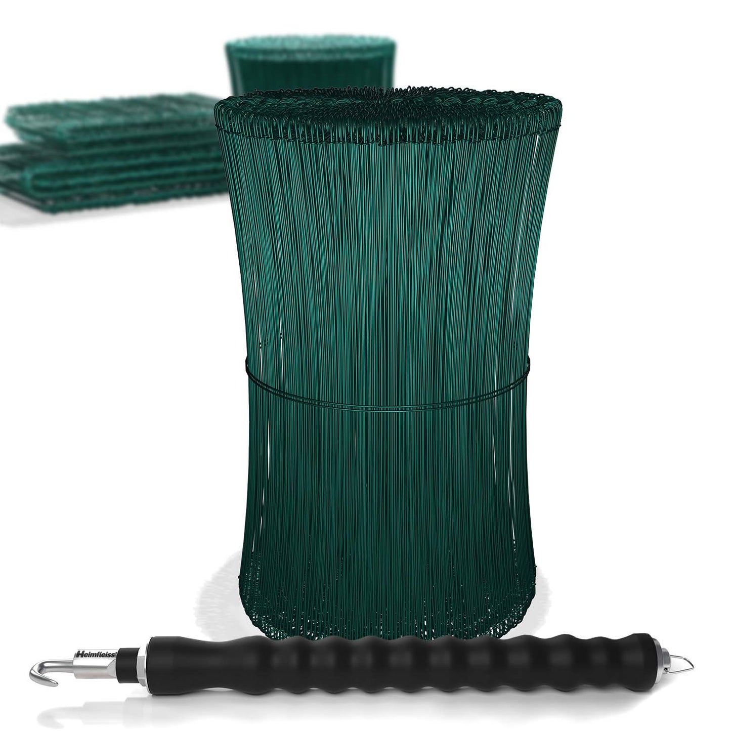 Drillapparat + Ösendraht grün ummantelt