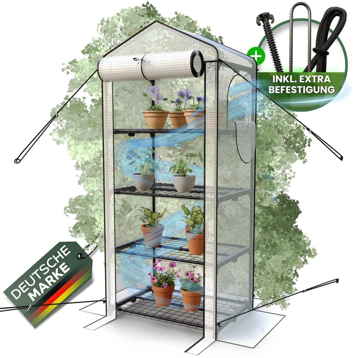 Foliengewächshaus klein