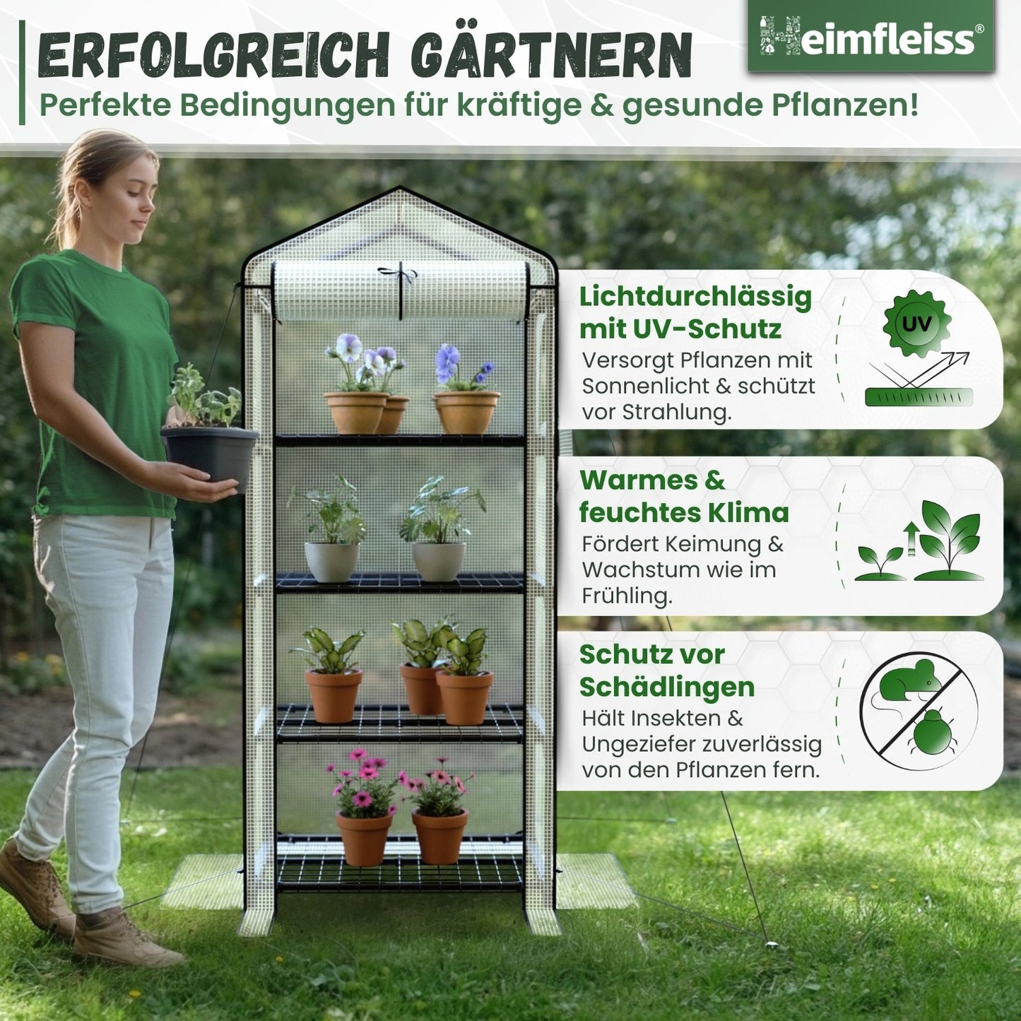 Foliengewächshaus klein