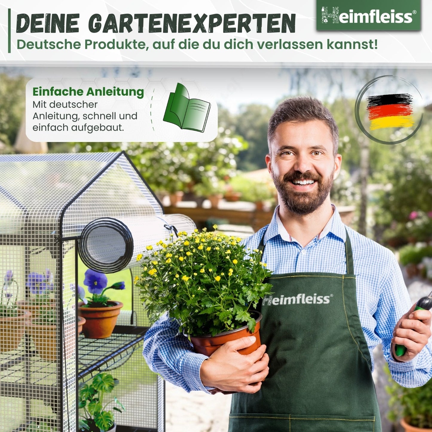 Foliengewächshaus klein