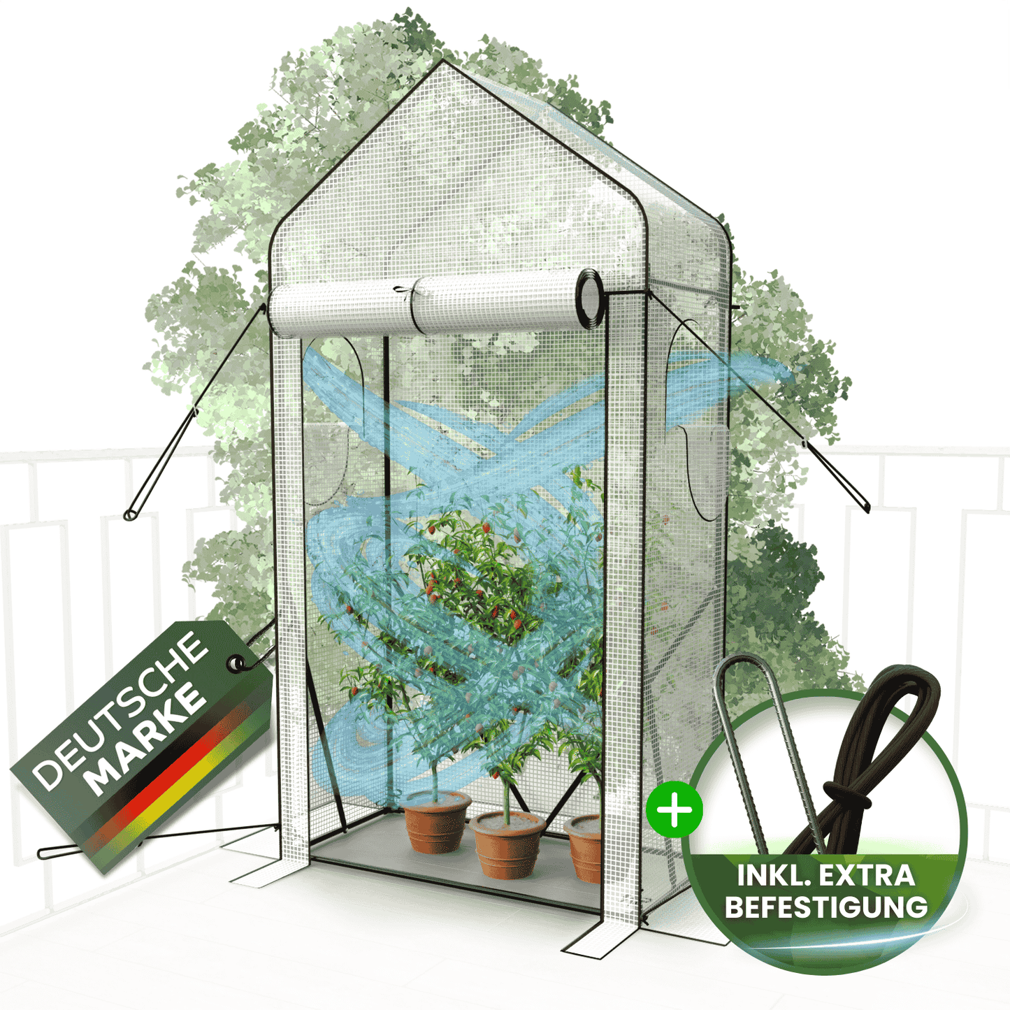 Tomatengewächshaus klein