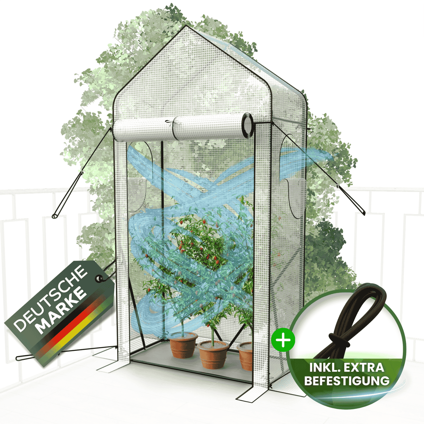 Tomatengewächshaus klein