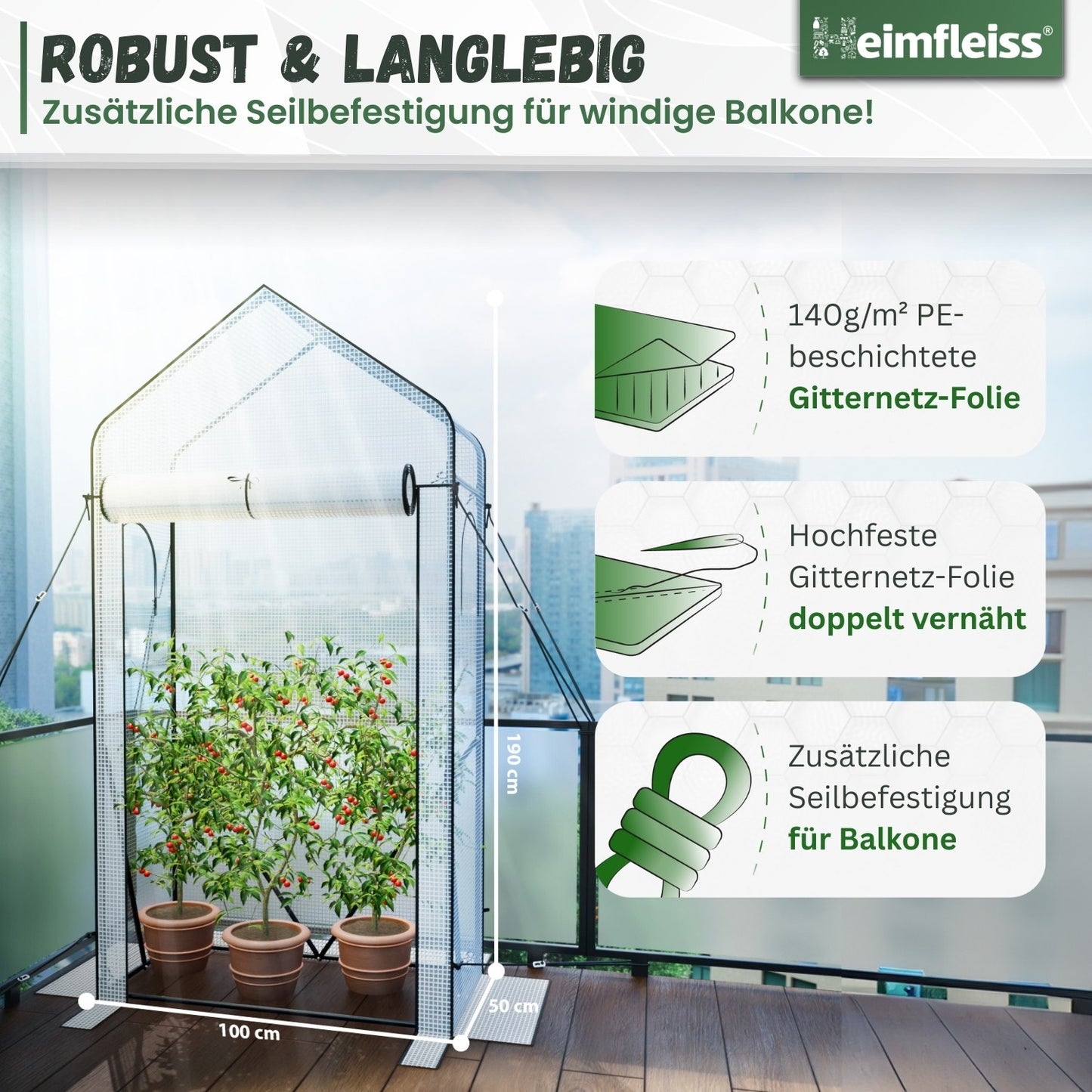 Tomatengewächshaus klein