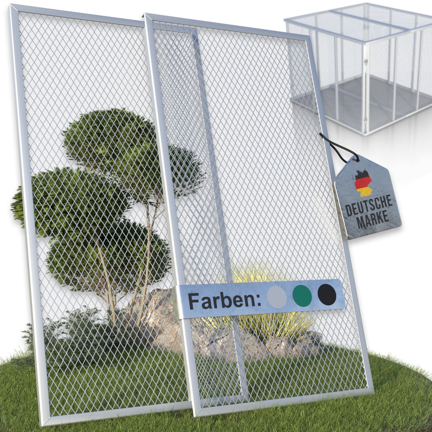 Komposter Deckel für 100x100 cm Metallkomposter