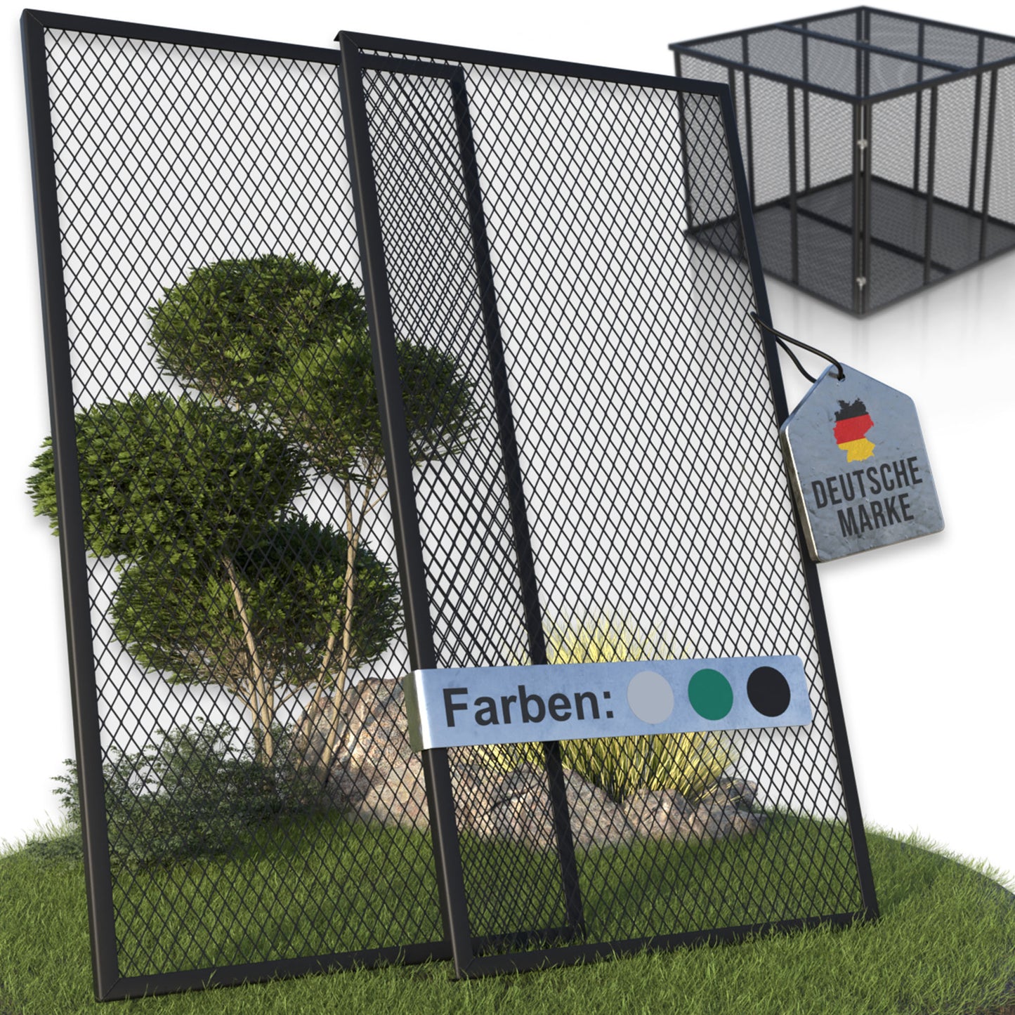 Komposter Deckel für 100x100 cm Metallkomposter