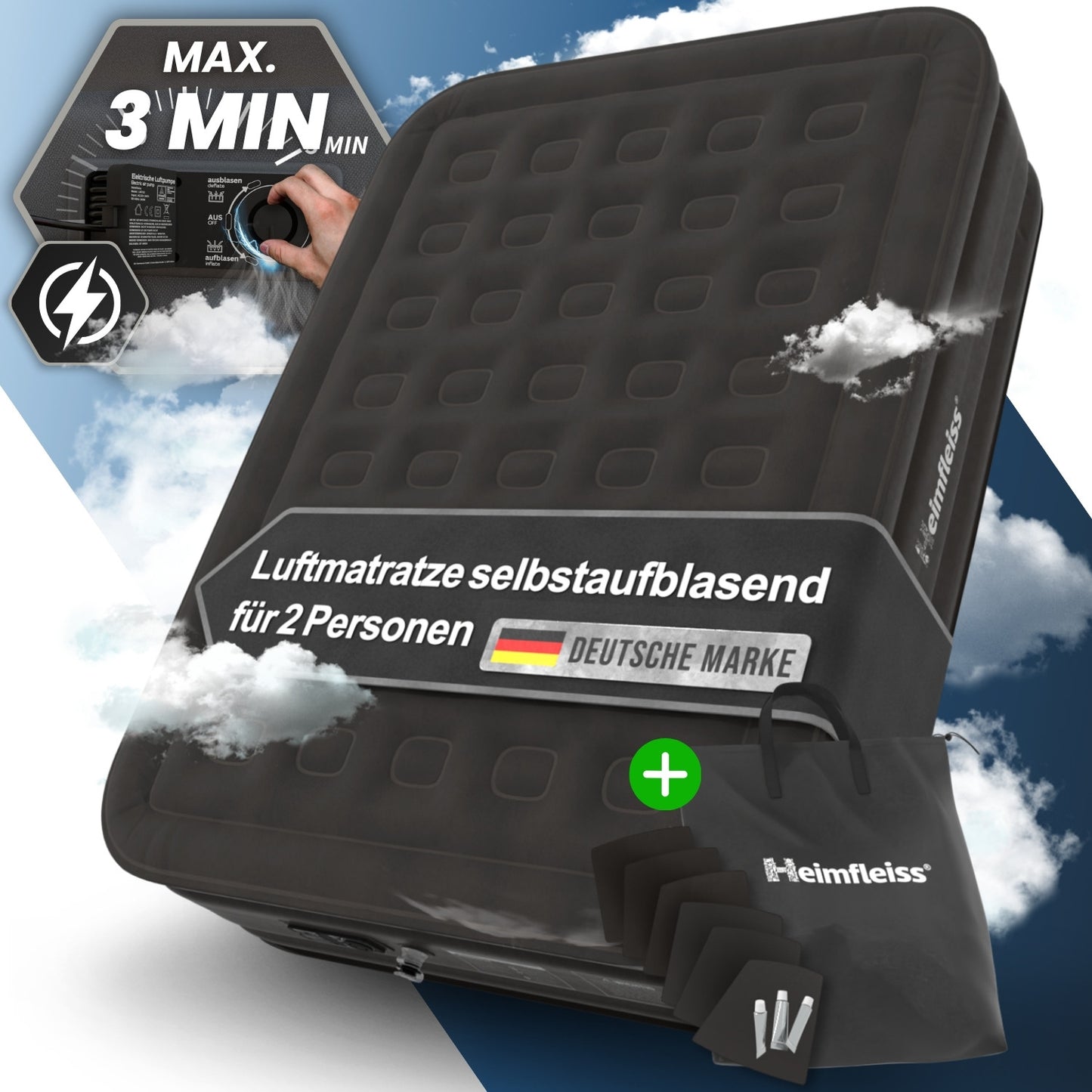 Luftmatratze selbstaufblasend