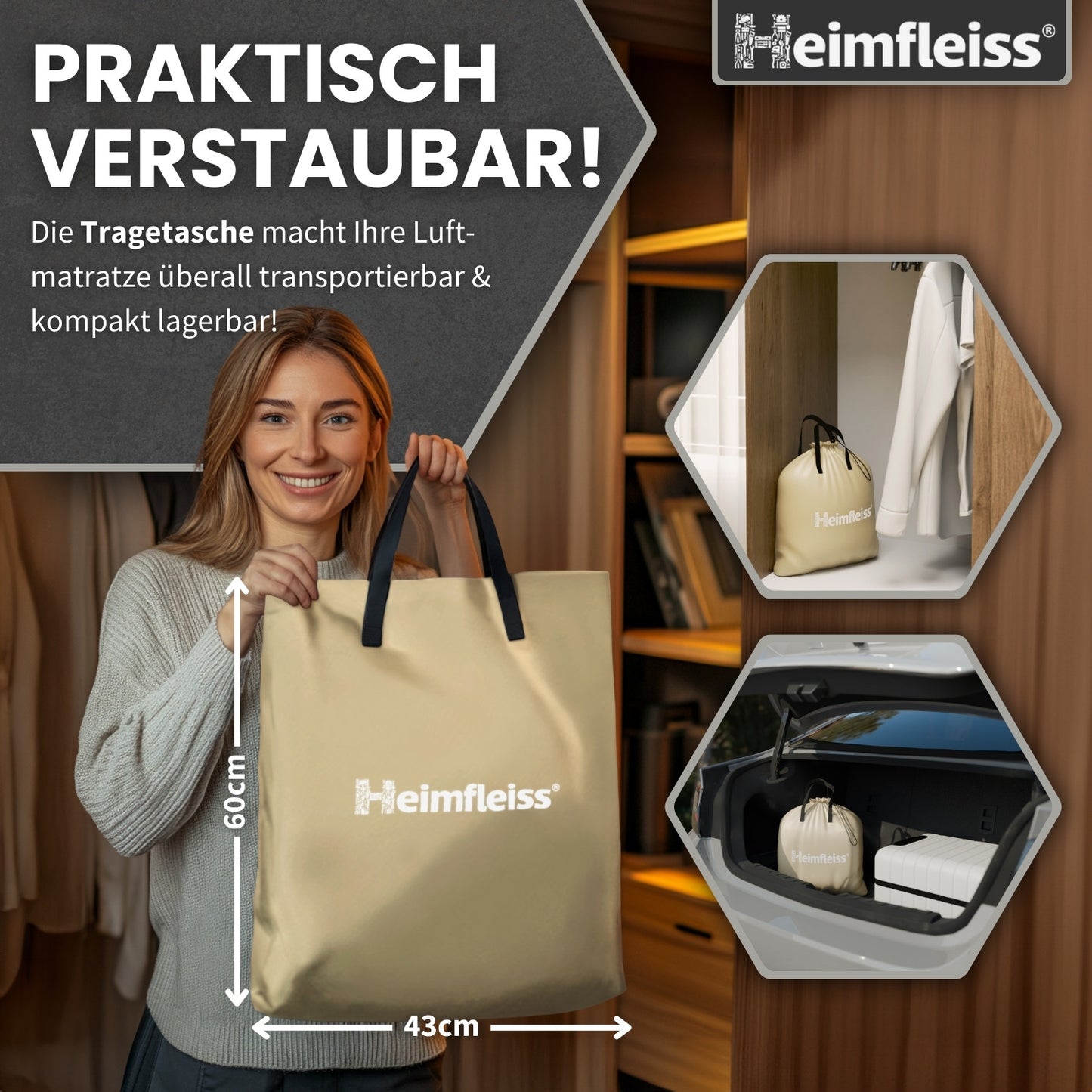 Luftmatratze selbstaufblasend