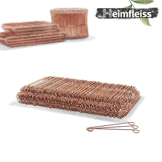 Ösendraht - verkupfert - einfach geschlauft