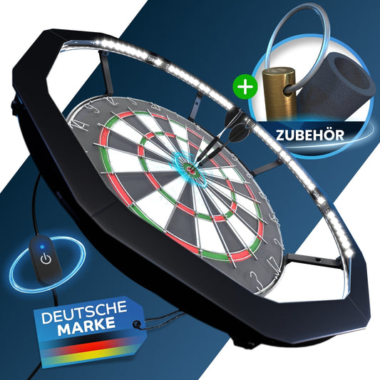 Dartscheibe Beleuchtung 360°