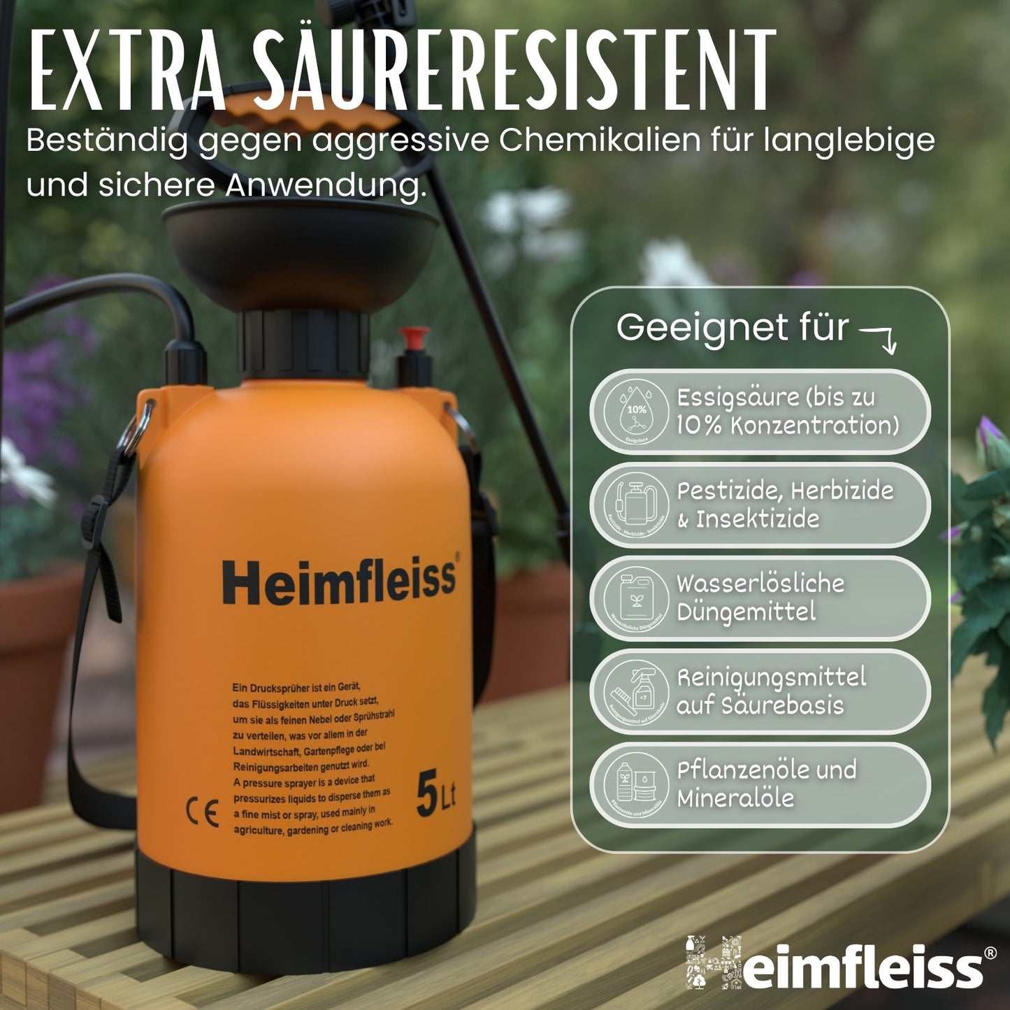 Drucksprüher säurebeständig