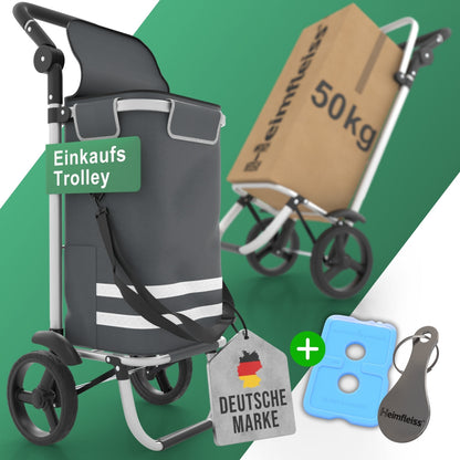 Einkaufstrolley klappbar mit Kühlfach