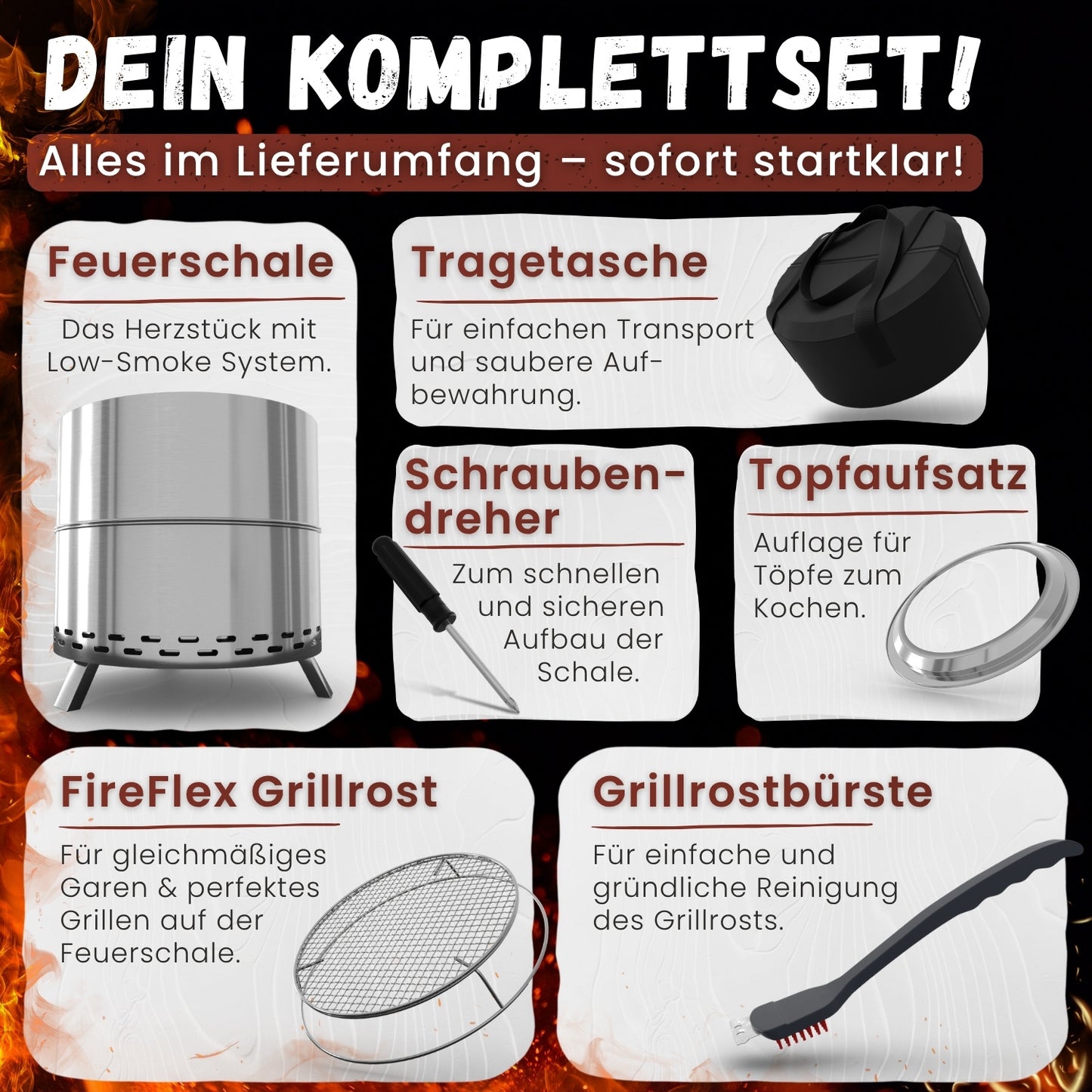 Feuerschale Edelstahl