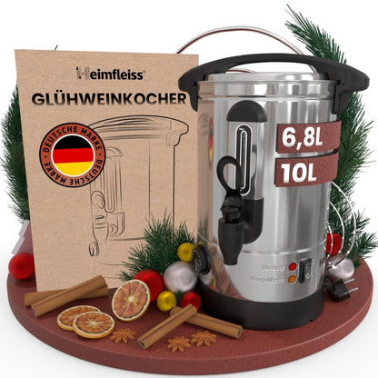 KESSER® Glühweinkessel Edelstahl Glühweinkocher Glühweinautomat Heißgetränkeautomat Wasserkocher Heißwasserspender Kocher Einkochautomat KESSER® Glühweinkessel Edelstahl Glühweinkocher Glühweinautomat Heißgetränkeautomat Wasserkocher Heißwasserspender Kocher Einkochautomat