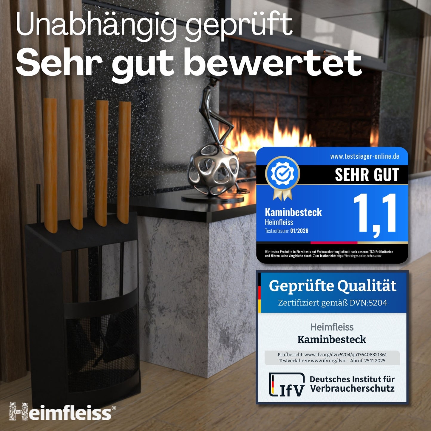 Kaminbesteck - Modernes Design