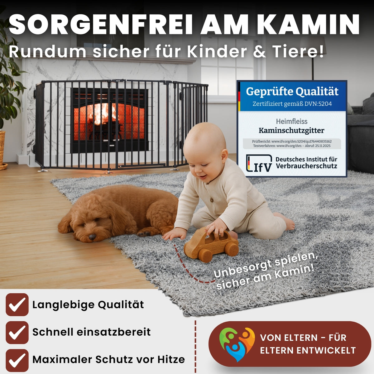 Kaminschutzgitter