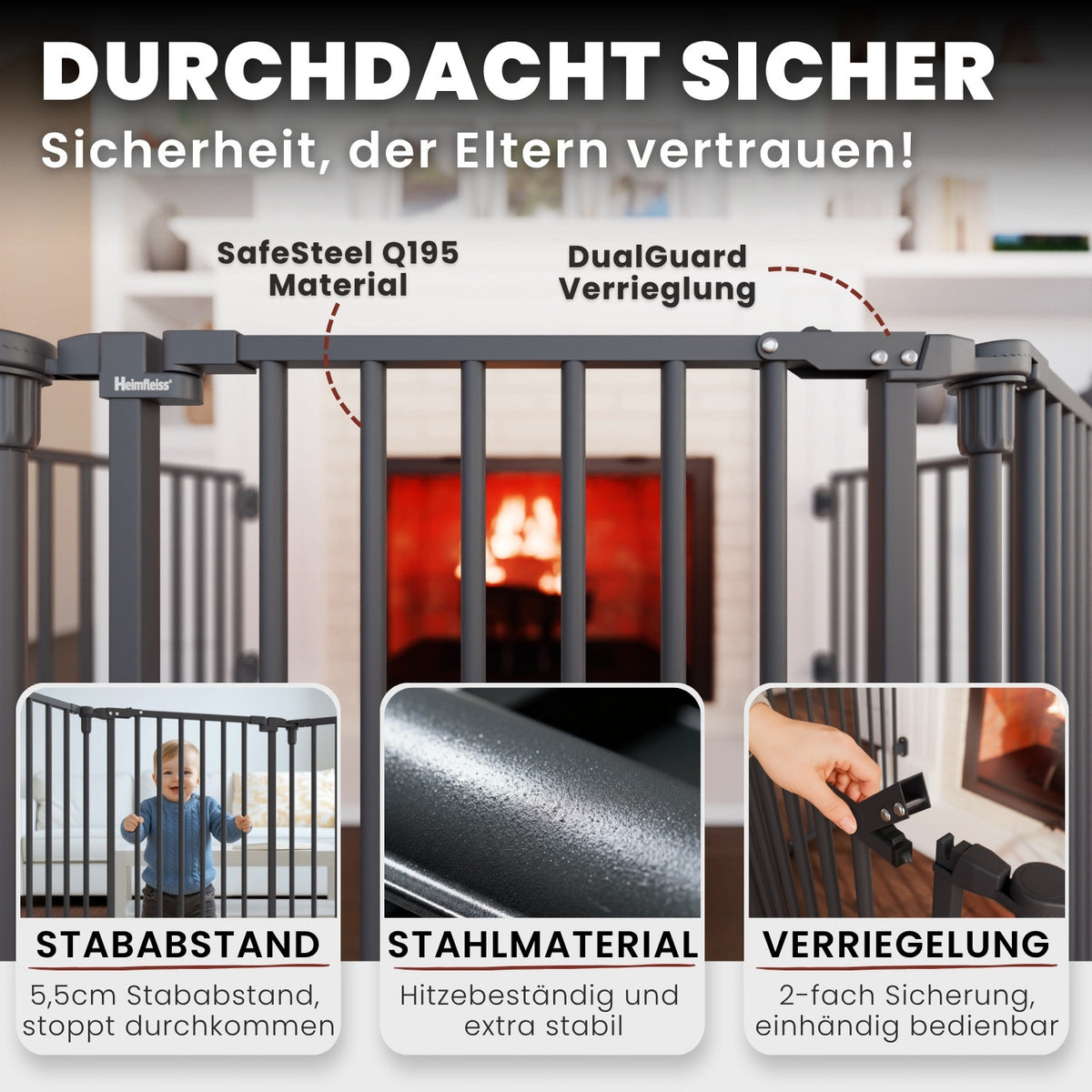 Kaminschutzgitter