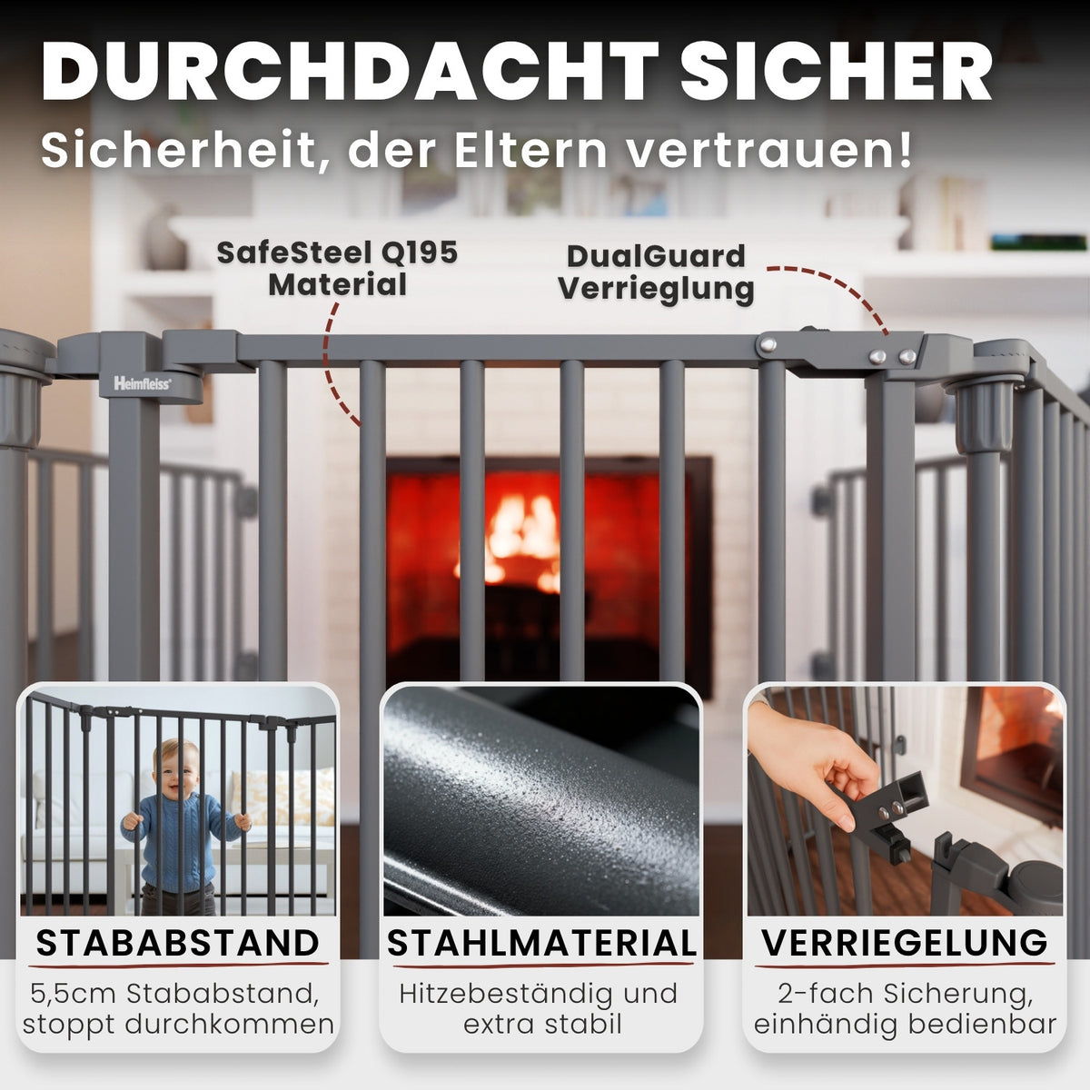Kaminschutzgitter
