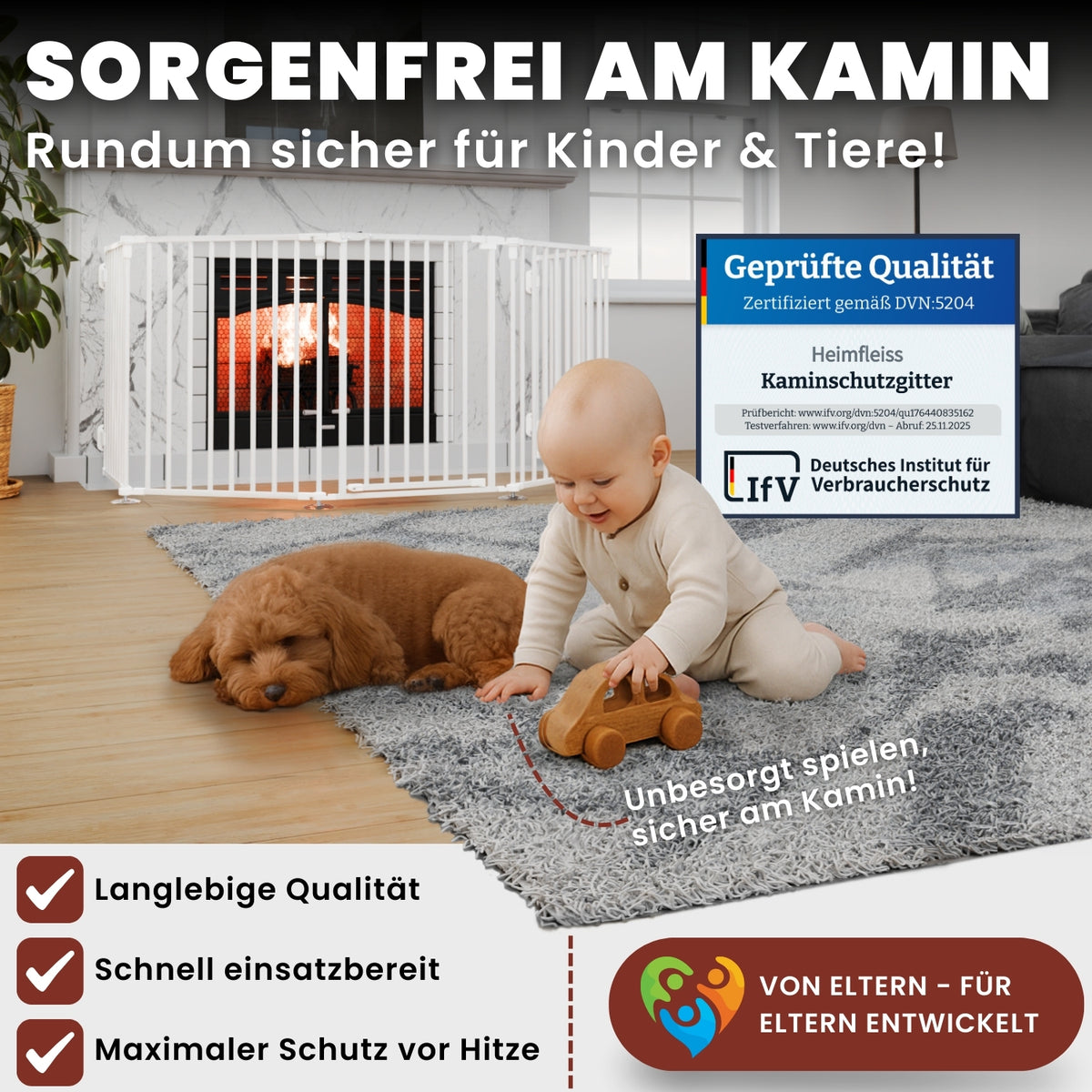 Kaminschutzgitter
