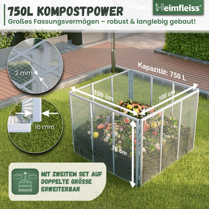 Komposter Metall 450L/ 750L