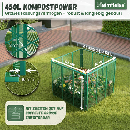 Komposter Metall 450L/ 750L