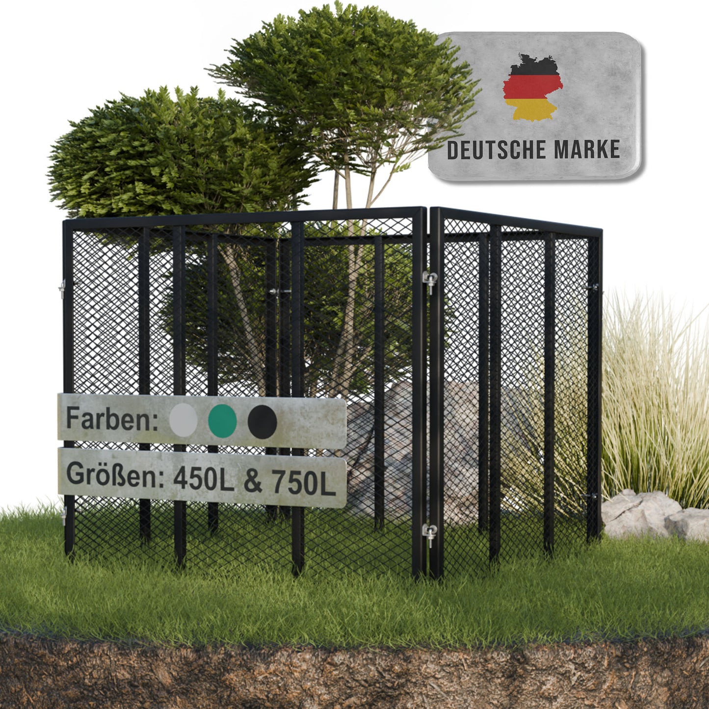 Komposter Metall 450L/ 750L