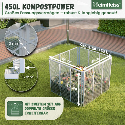 Komposter Metall 450L/ 750L