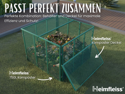 Komposter Deckel für 100x100 cm Metallkomposter