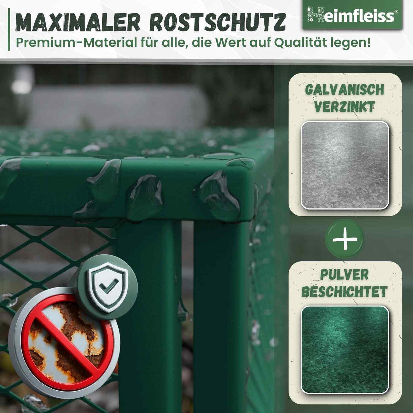 Komposter Deckel für 100x100 cm Metallkomposter