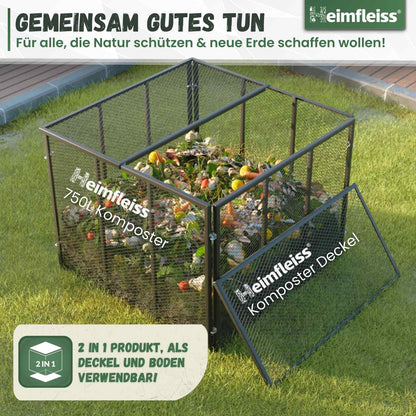 Komposter Deckel für 100x100 cm Metallkomposter