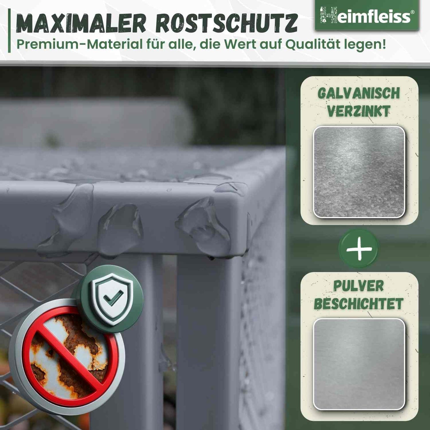 Komposter Deckel für 100x100 cm Metallkomposter