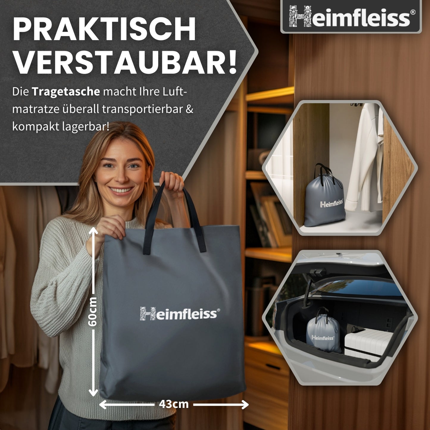 Luftmatratze selbstaufblasend