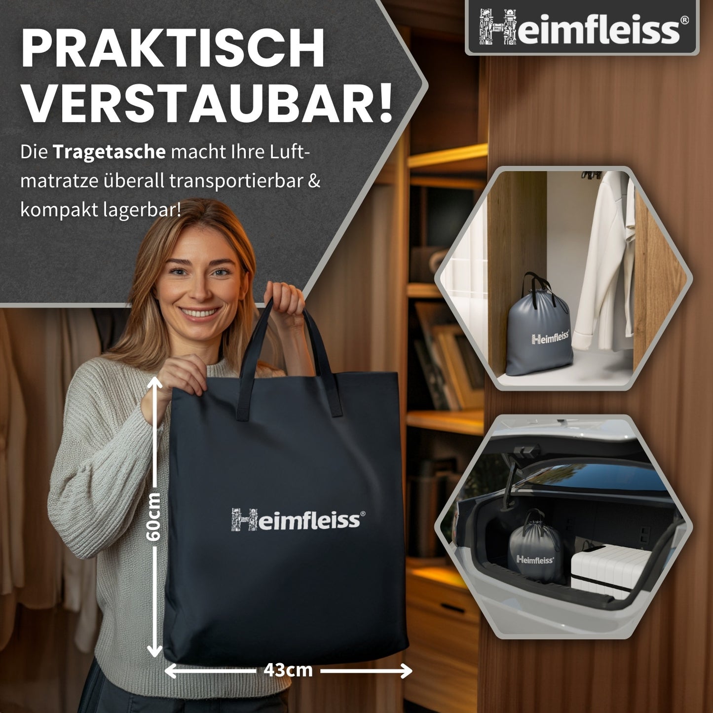 Luftmatratze selbstaufblasend