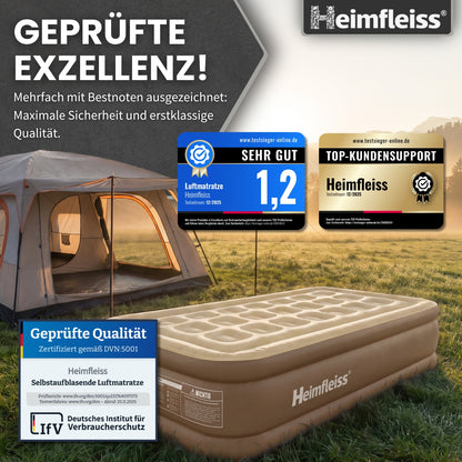 Luftmatratze selbstaufblasend