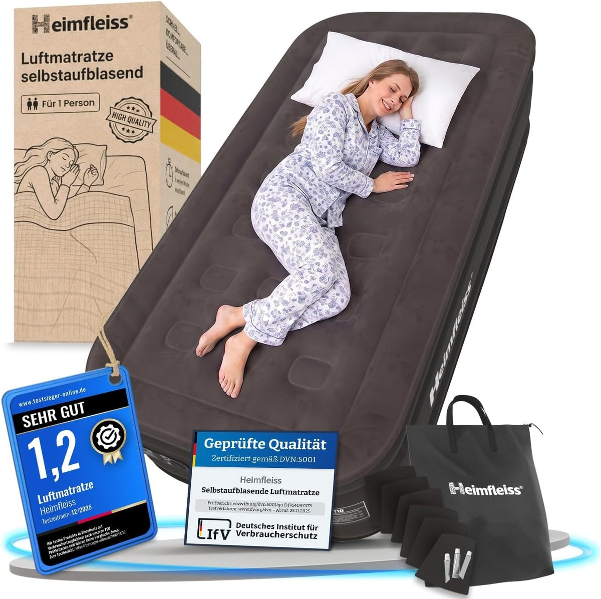 Luftmatratze selbstaufblasend