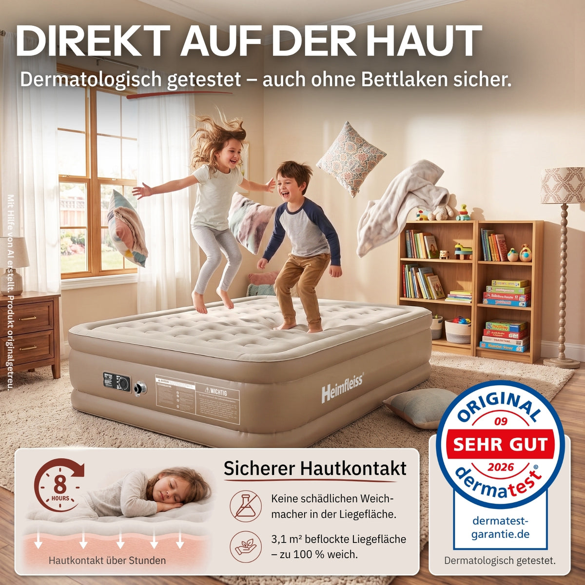 Luftmatratze selbstaufblasend