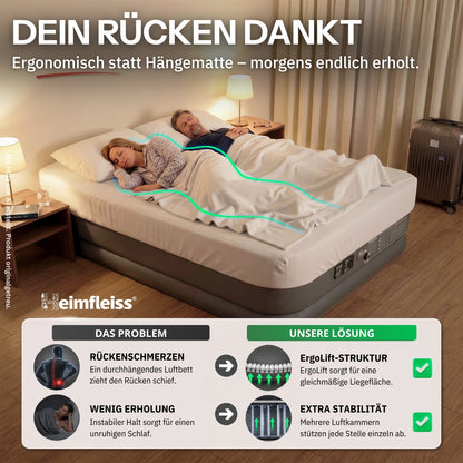 Luftmatratze selbstaufblasend