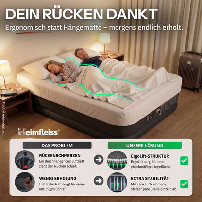 Luftmatratze selbstaufblasend