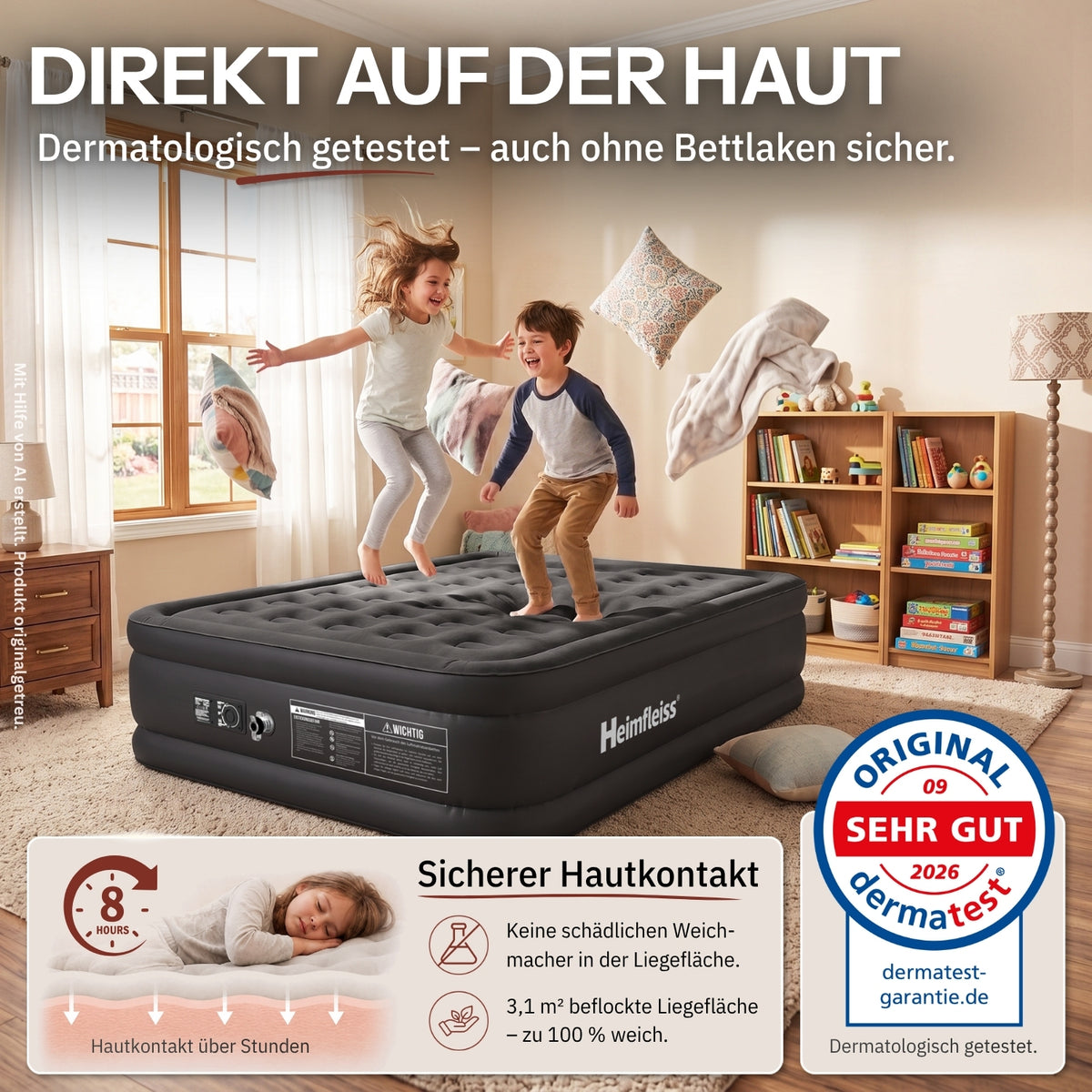 Luftmatratze selbstaufblasend