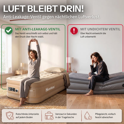 Luftmatratze selbstaufblasend