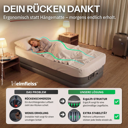 Luftmatratze selbstaufblasend