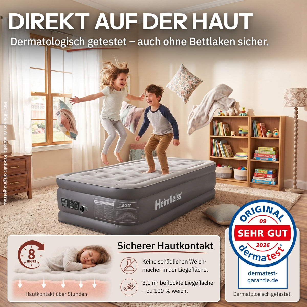 Luftmatratze selbstaufblasend