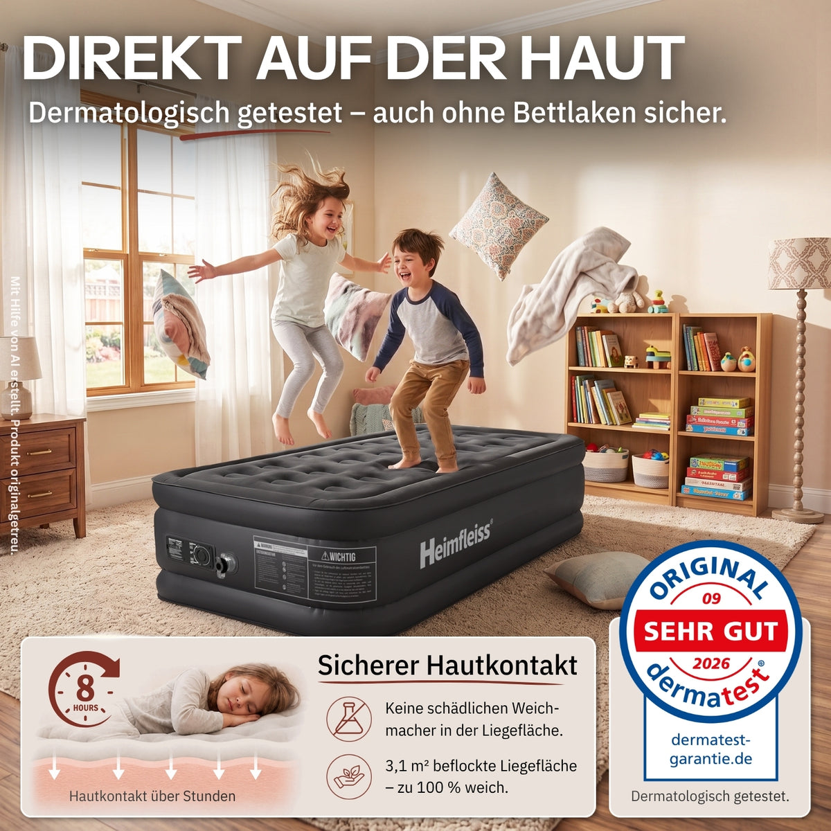 Luftmatratze selbstaufblasend